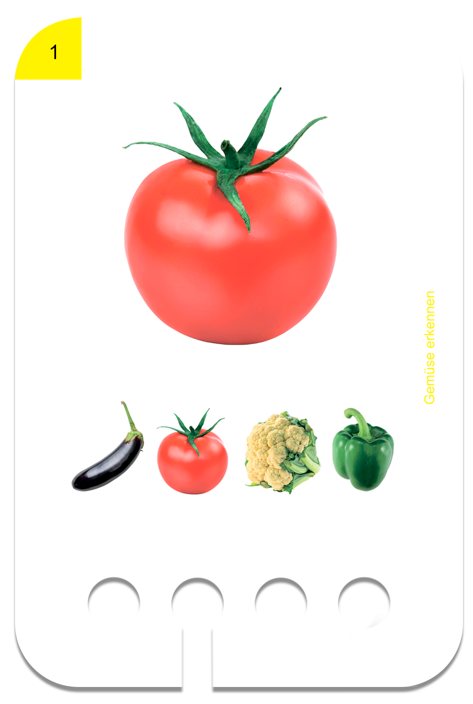 Erste Übungen - Gemüse erkennen
