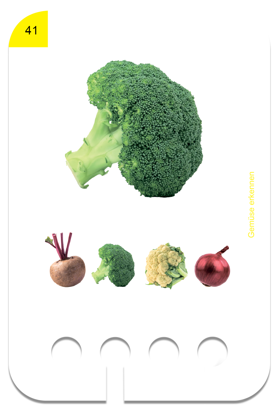 Erste Übungen - Gemüse erkennen