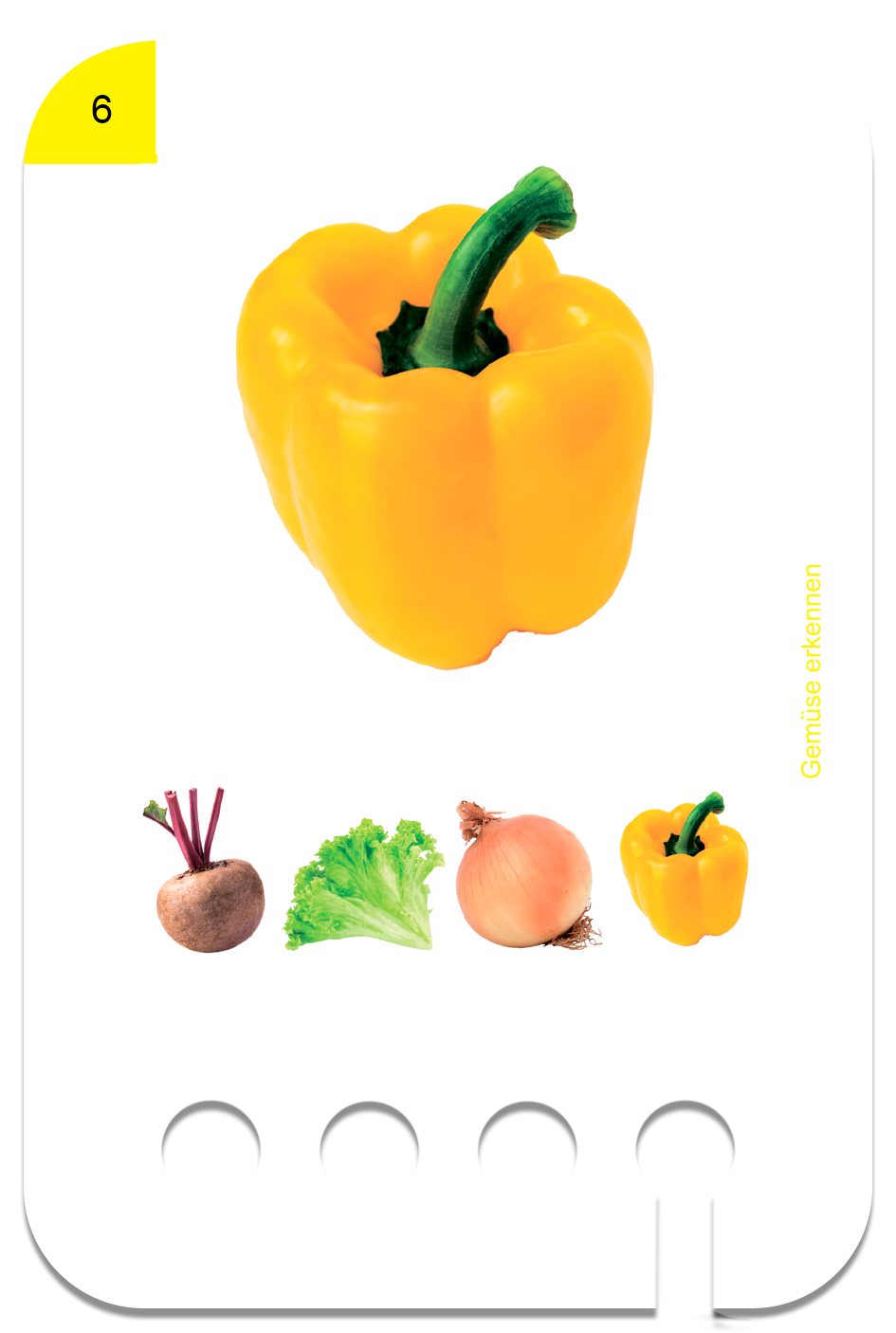 Erste Übungen - Gemüse erkennen