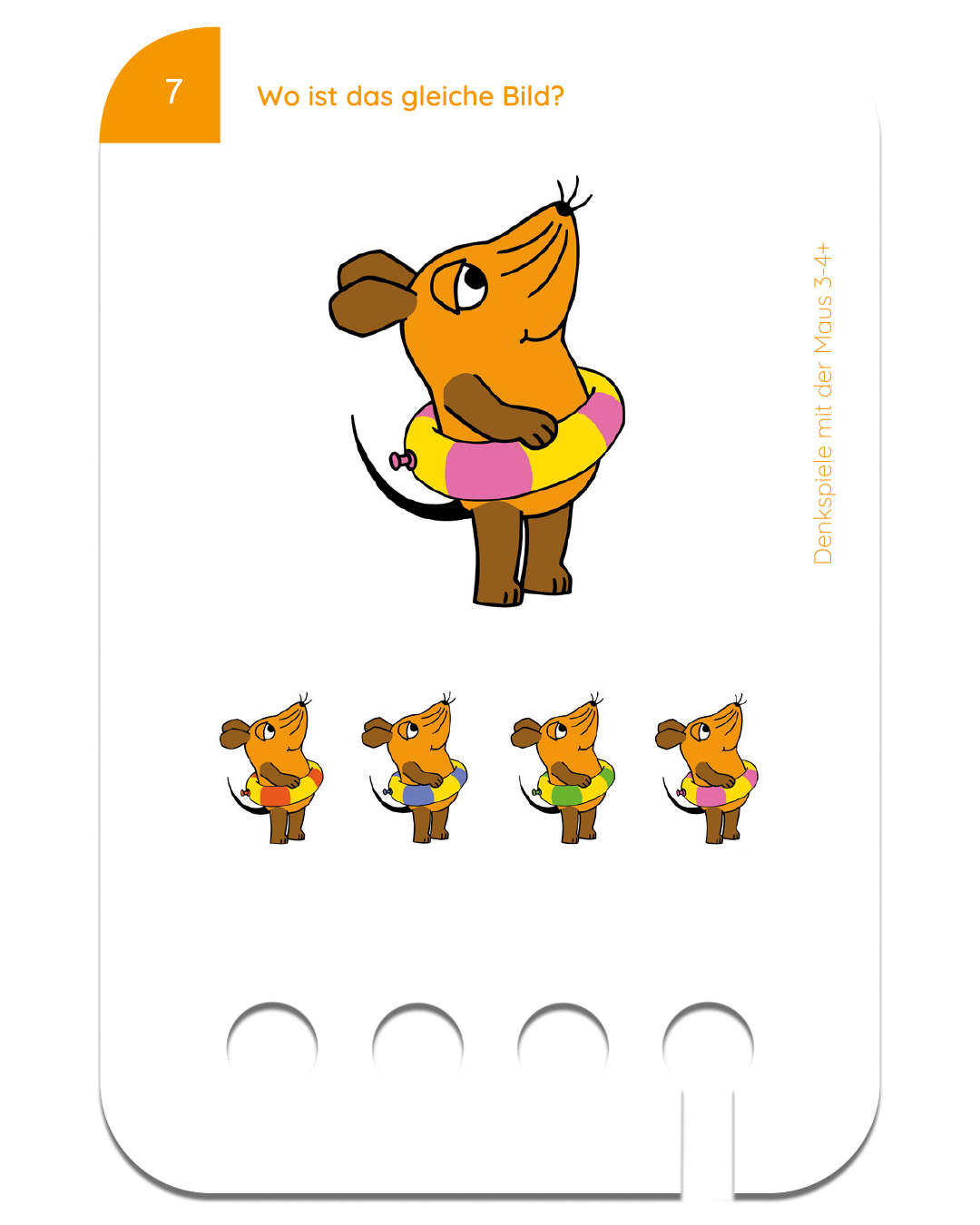 Erste Denkspiele mit der Maus 3-4+
