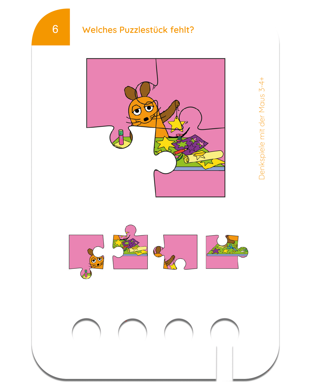 Erste Denkspiele mit der Maus 3-4+