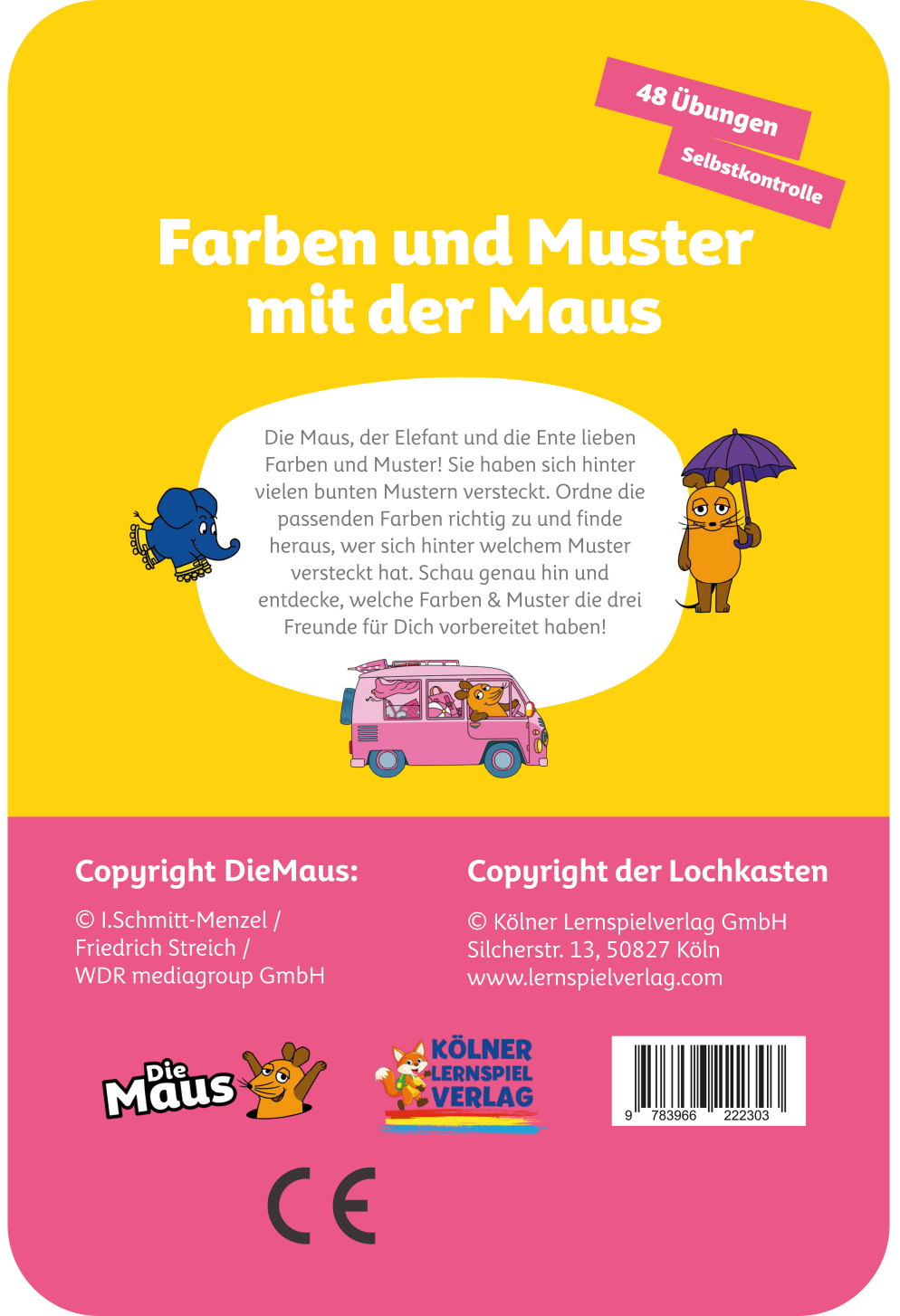 Farben und Muster mit der Maus 3-4+