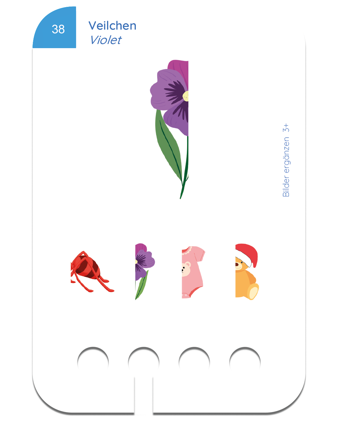 Neu: Bilder ergänzen 3+