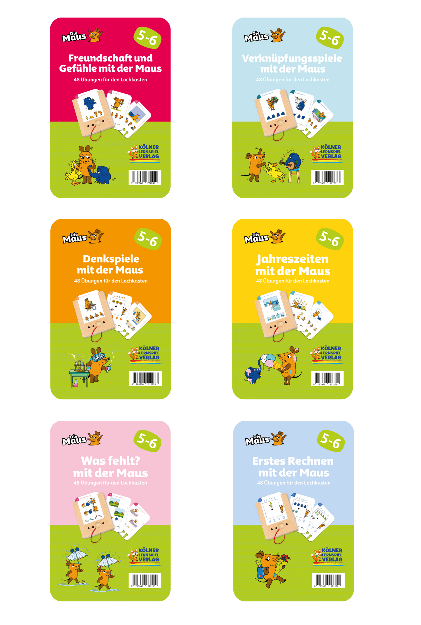 Woodplay Starterset Ages 3+ with 6 sets of cards