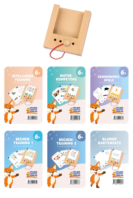 Puncho elementary school starter set ages 6+ with 6 sets of cards