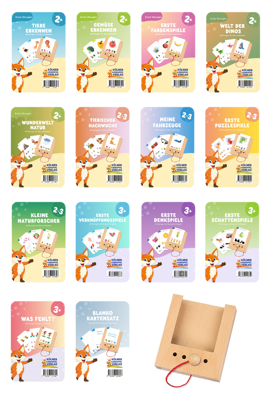 The large starter set for ages 2-3+ olds 14 sets of cards