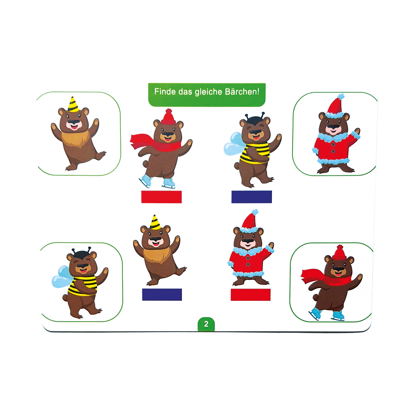 3-4 Jahre Konzentrationsspiele