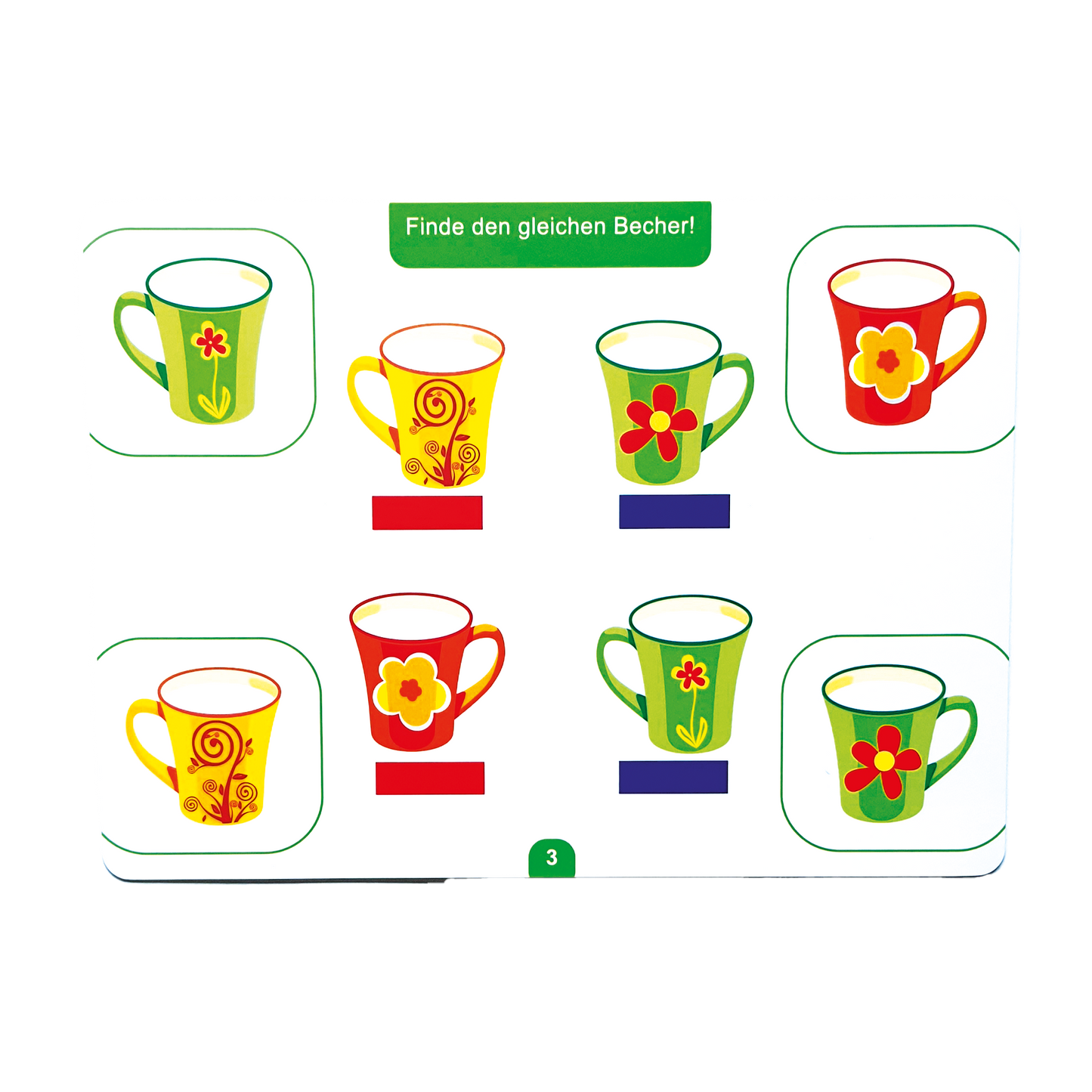 3-4 Jahre Konzentrationsspiele