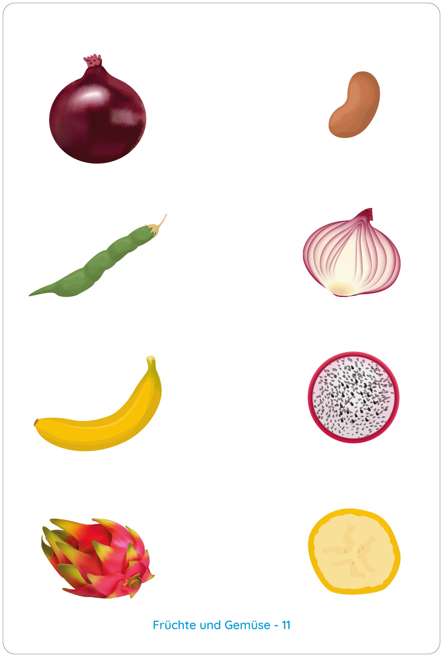 Lemo deck of cards fruits and vegetables