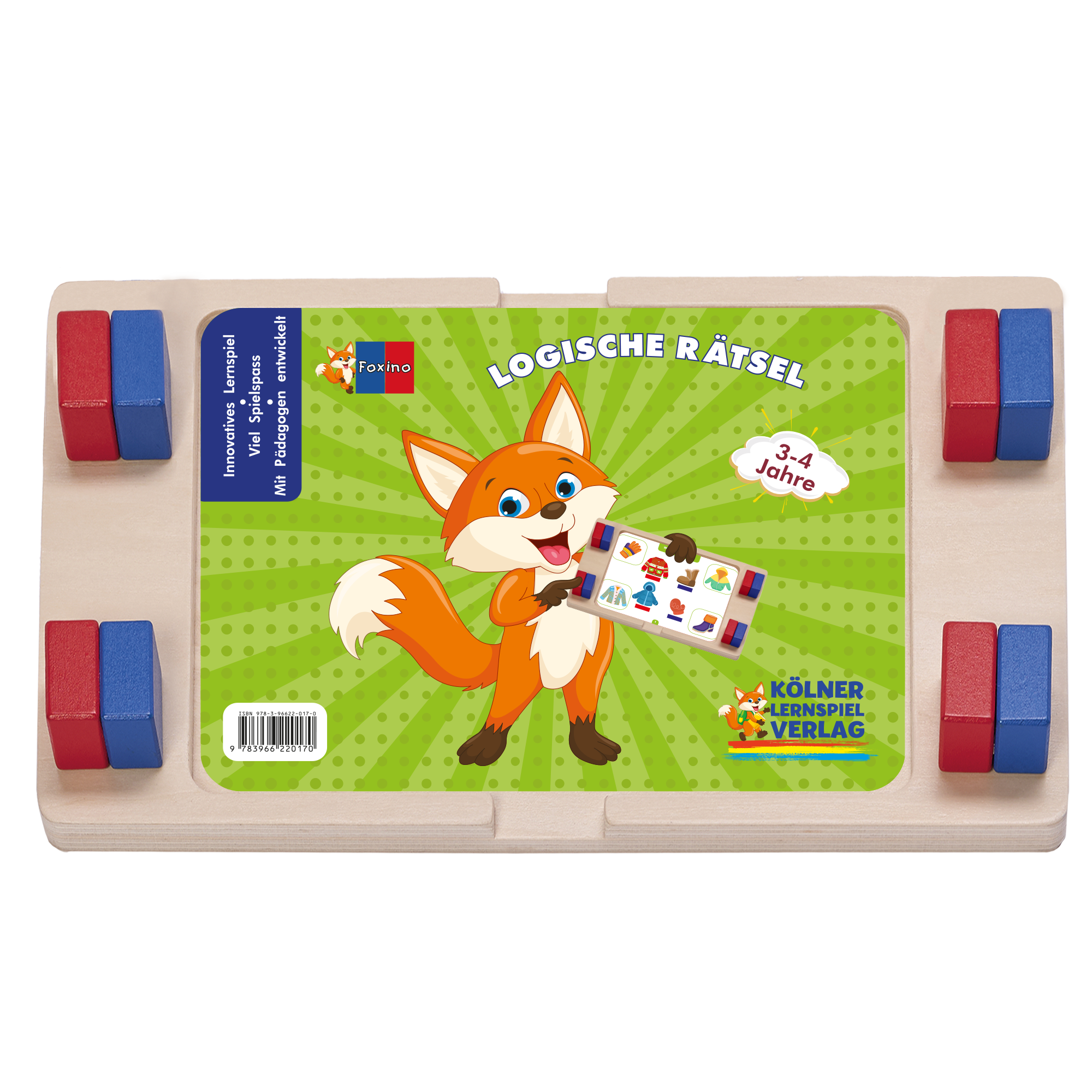 spielzeug rätsel Foxino Set 3-4 Jahre Logische Rätsel – Kölner Lernspielverlag