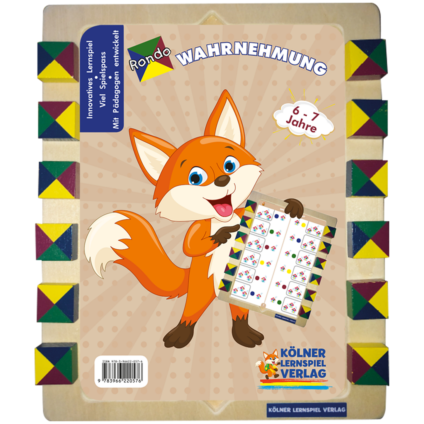 Rondo Holzrahmen mit dem Kartensatz Wahrnehmung