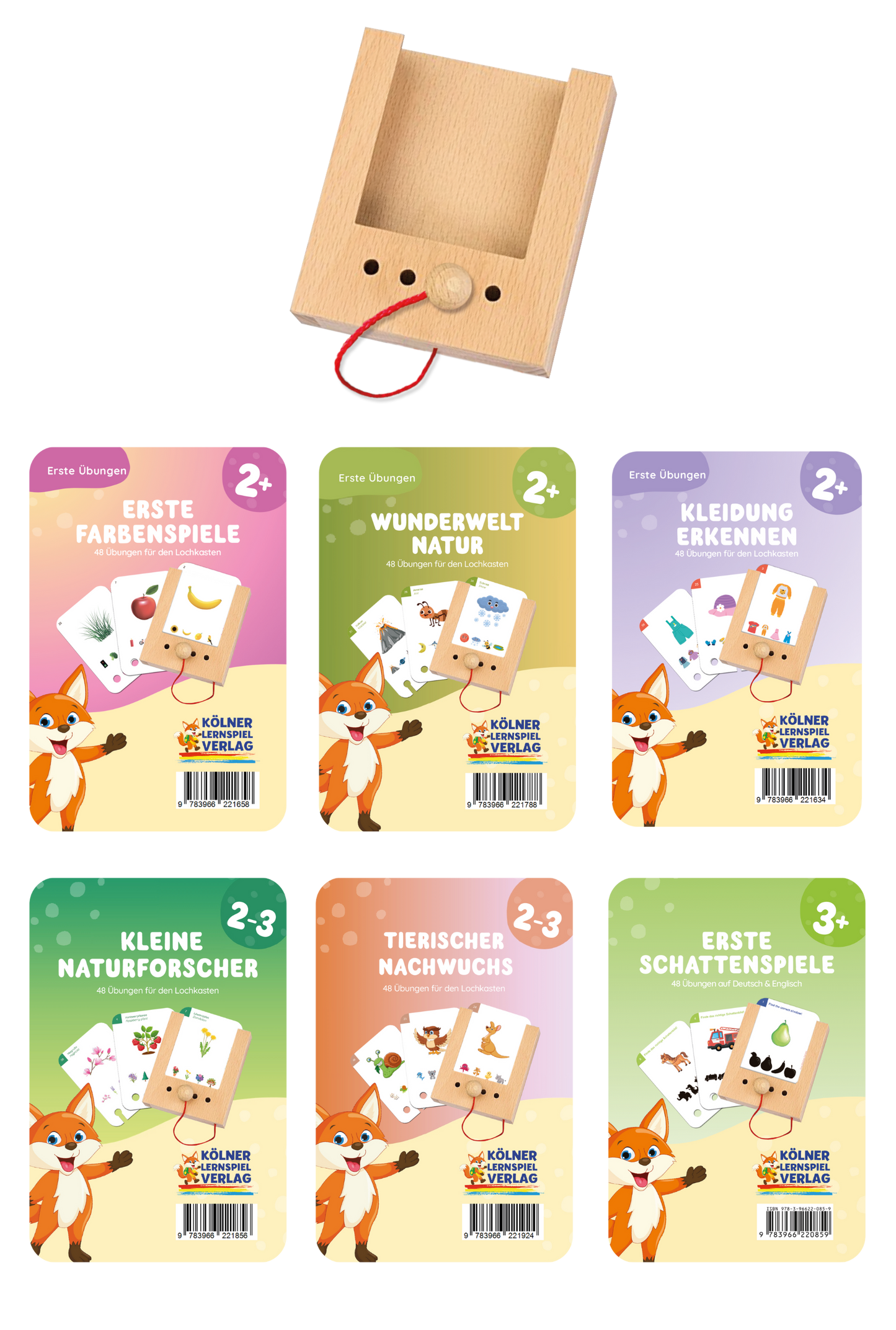 Woodplay Starterset Ages 2-3+ with 6 sets of cards
