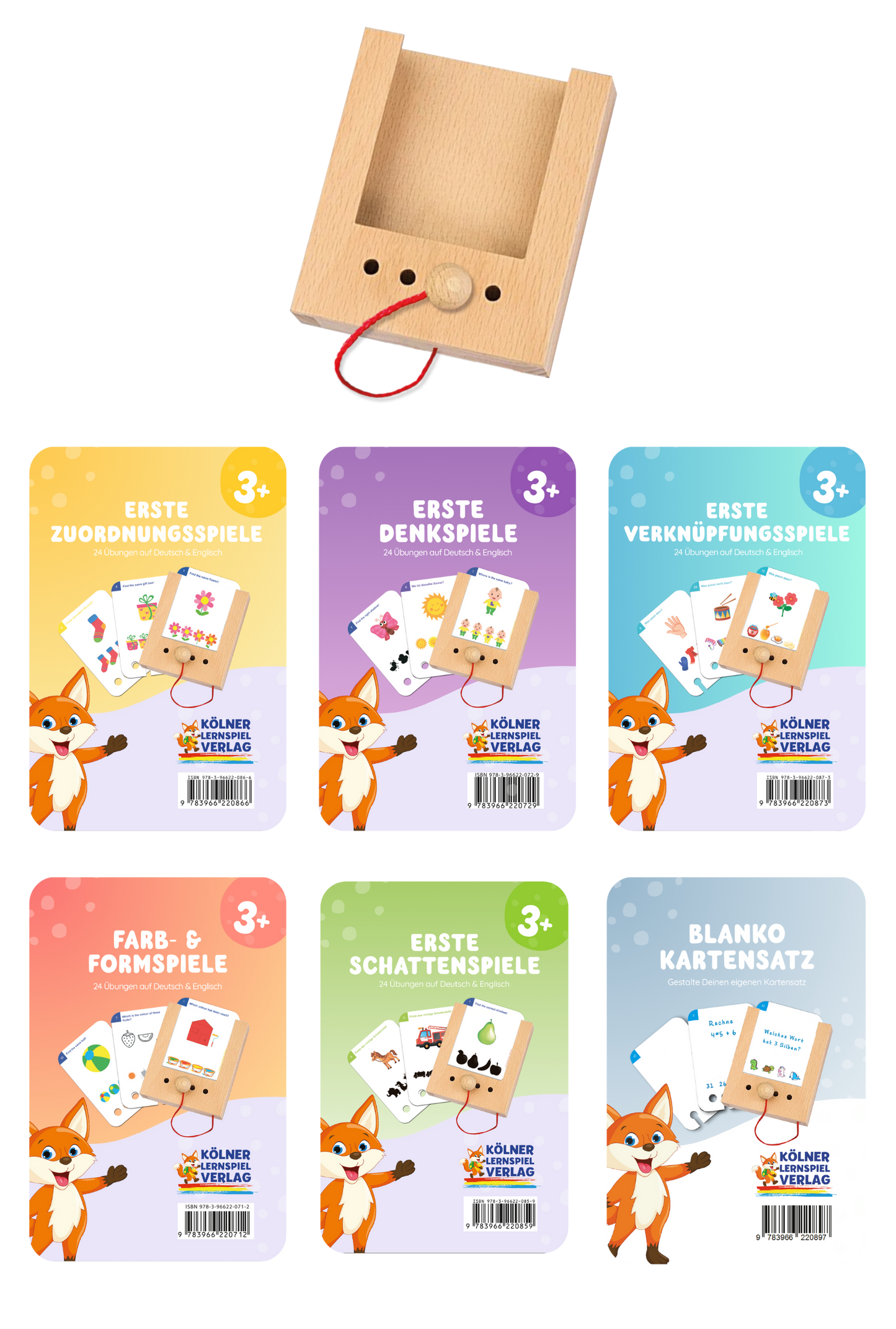 Puncho starter set ages 3+ with 6 sets of cards