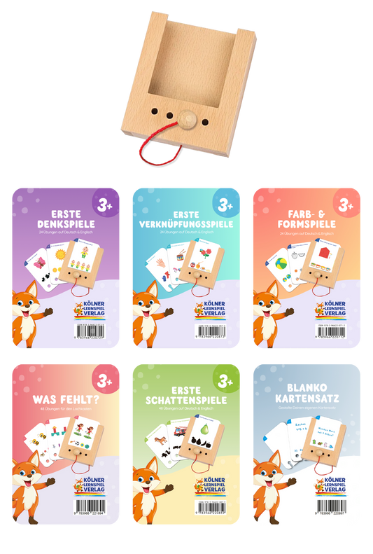 Puncho starter set ages 3+ with 6 sets of cards
