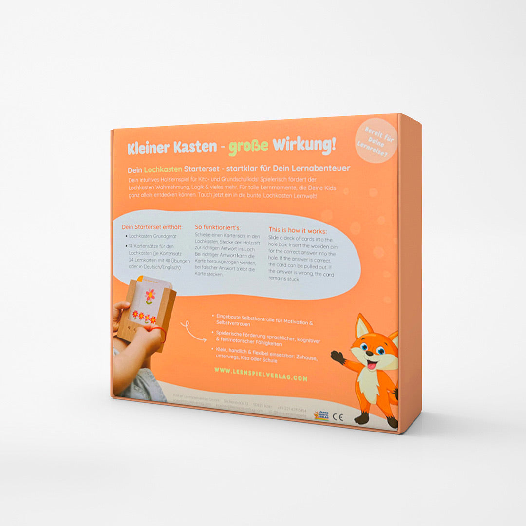 The large punch box set for 6 and 7 year olds with 10 decks of cards