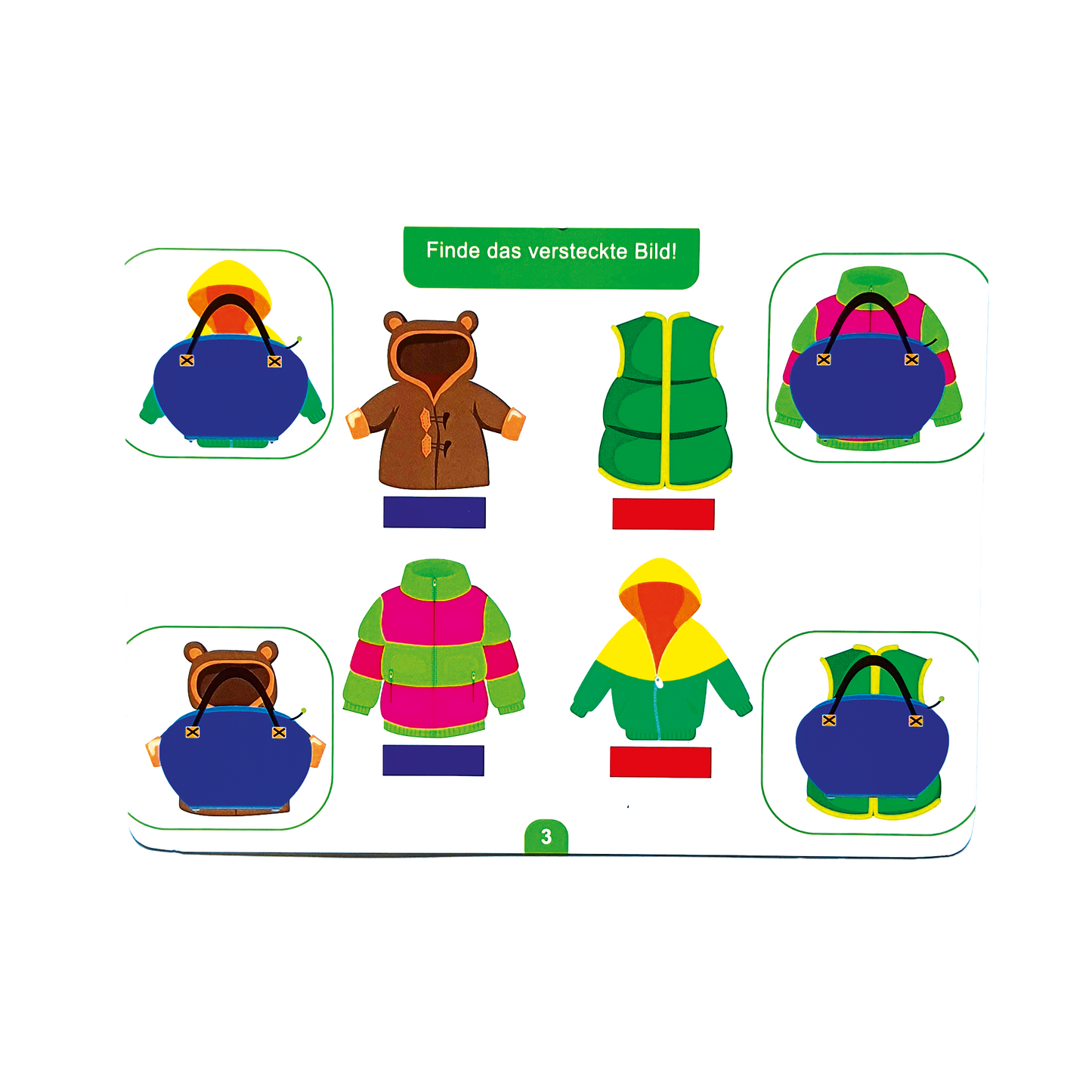 3-4 Jahre versteckte Bilder