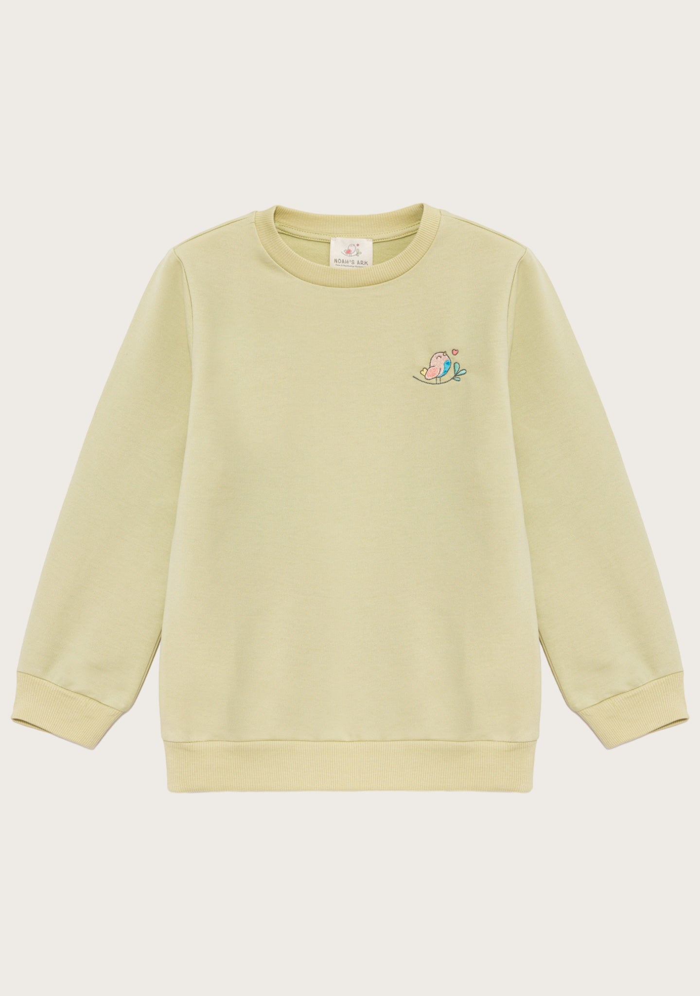 Noah's Ark Sweatshirt Hellgrün aus Baumwolle