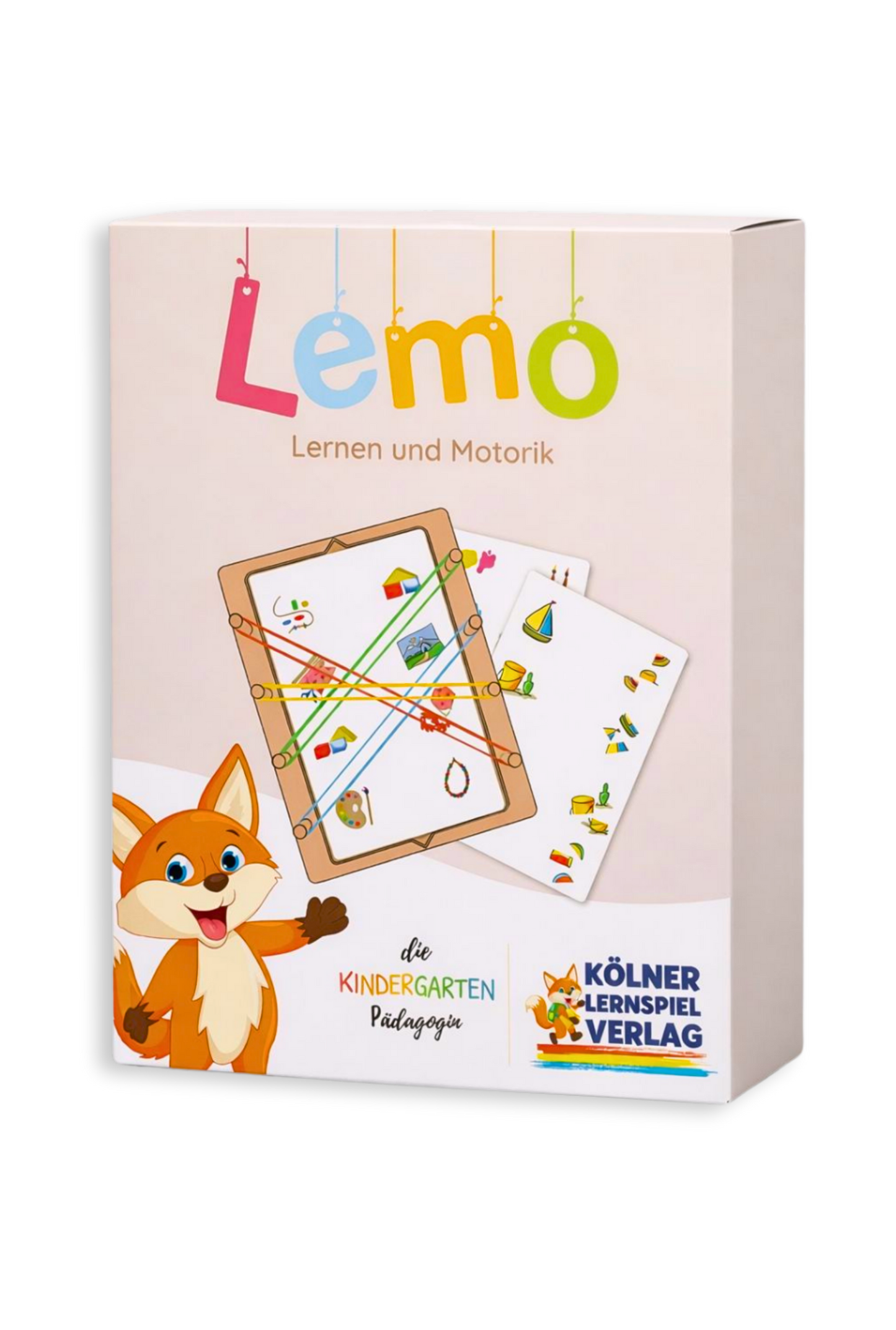 Lemo starter set from 5 years: wooden frame + 3 decks of cards