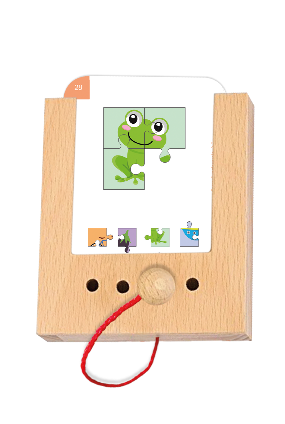 Woodplay Starterset Ages 2-3+ with 6 sets of cards
