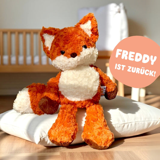 Wieder verfügbar: Freddy der Fuchs Kuscheltier in neuer Edition