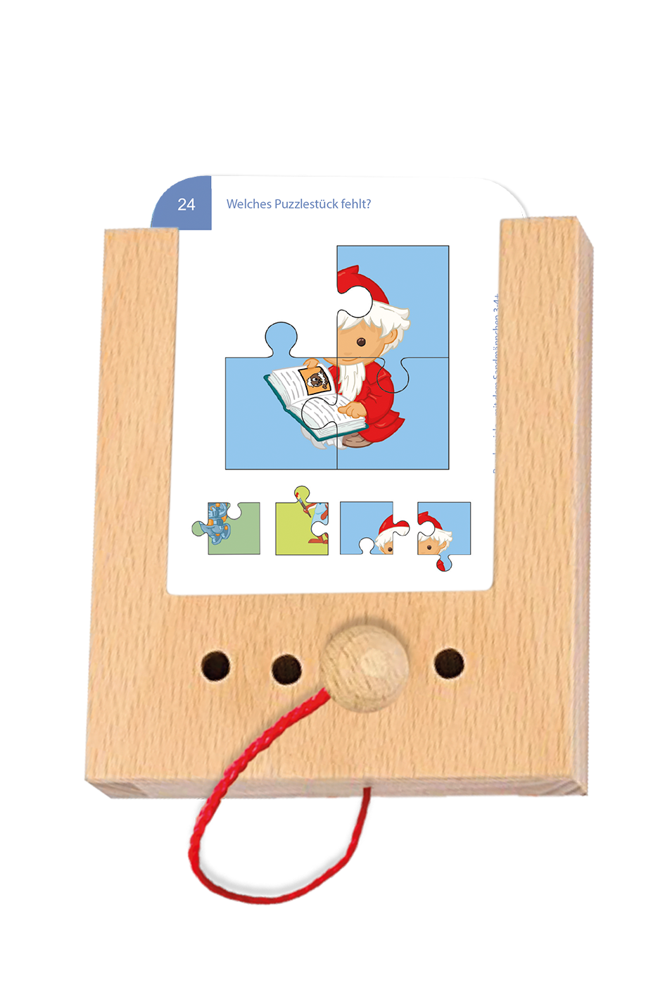 Puzzlespiele Sandmännchen ·  3-4 · Lochkasten Kartensatz
