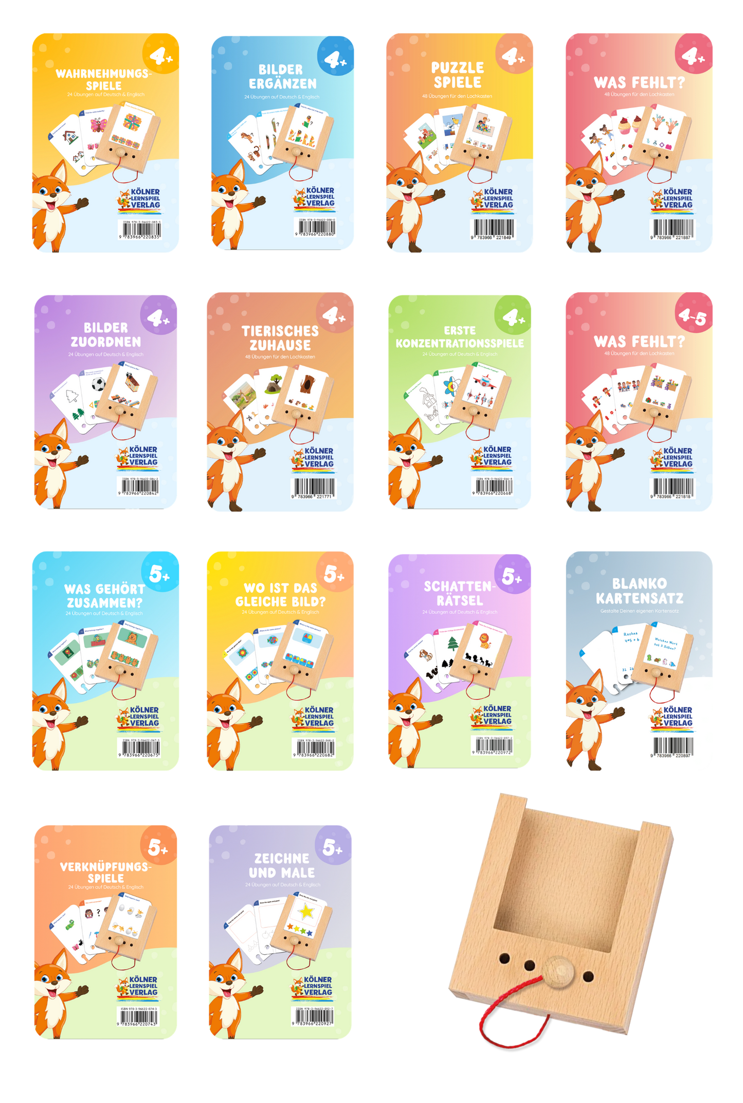 The large starter set for ages 4-5+ olds 14 sets of cards