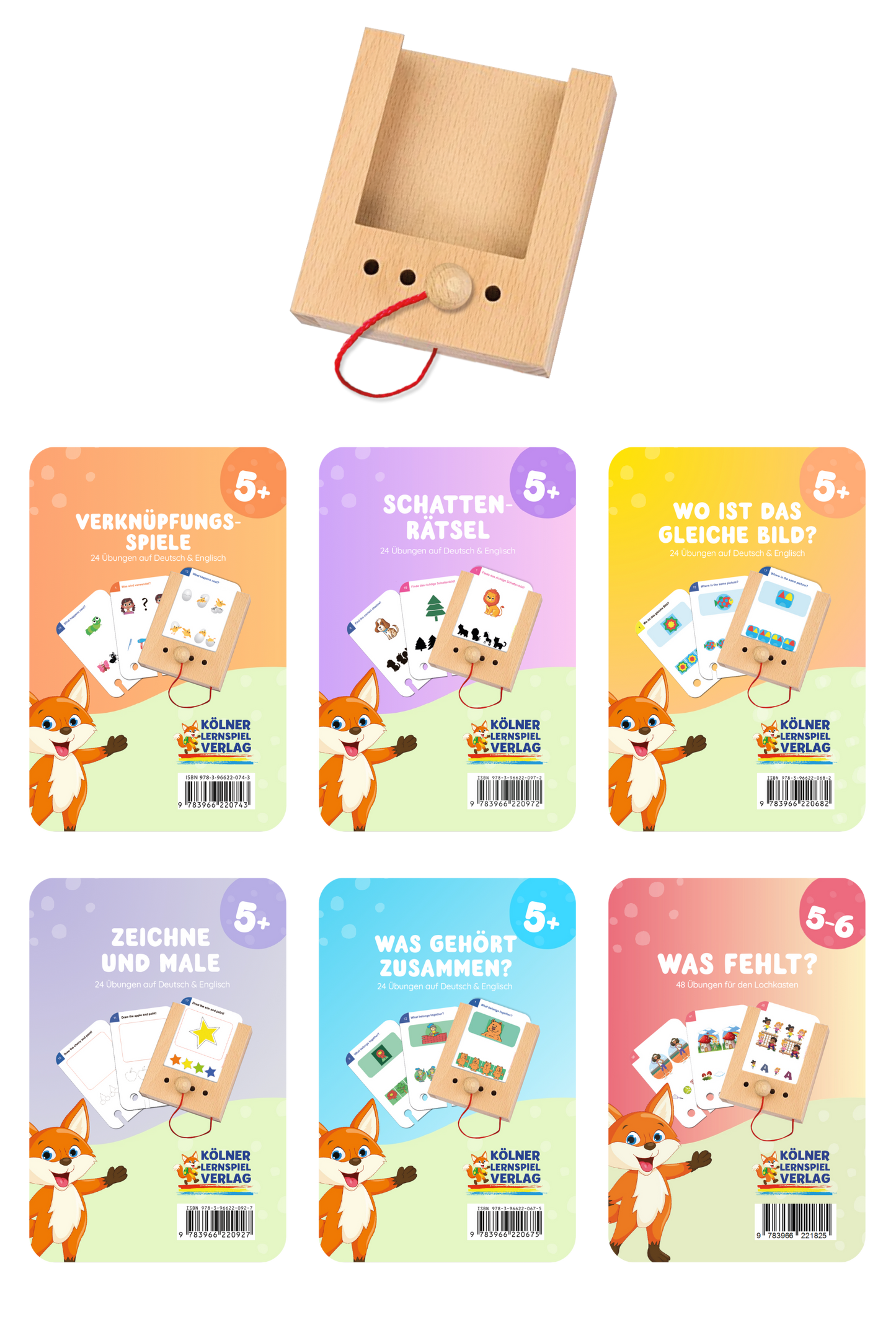 Puncho starter set ages 5+ with 6 sets of cards