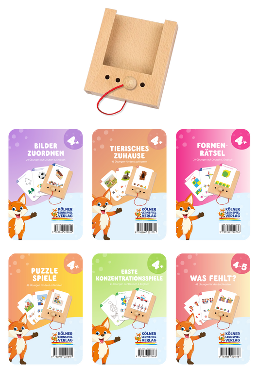 Woodplay Starterset Ages 4+ with 6 sets of cards