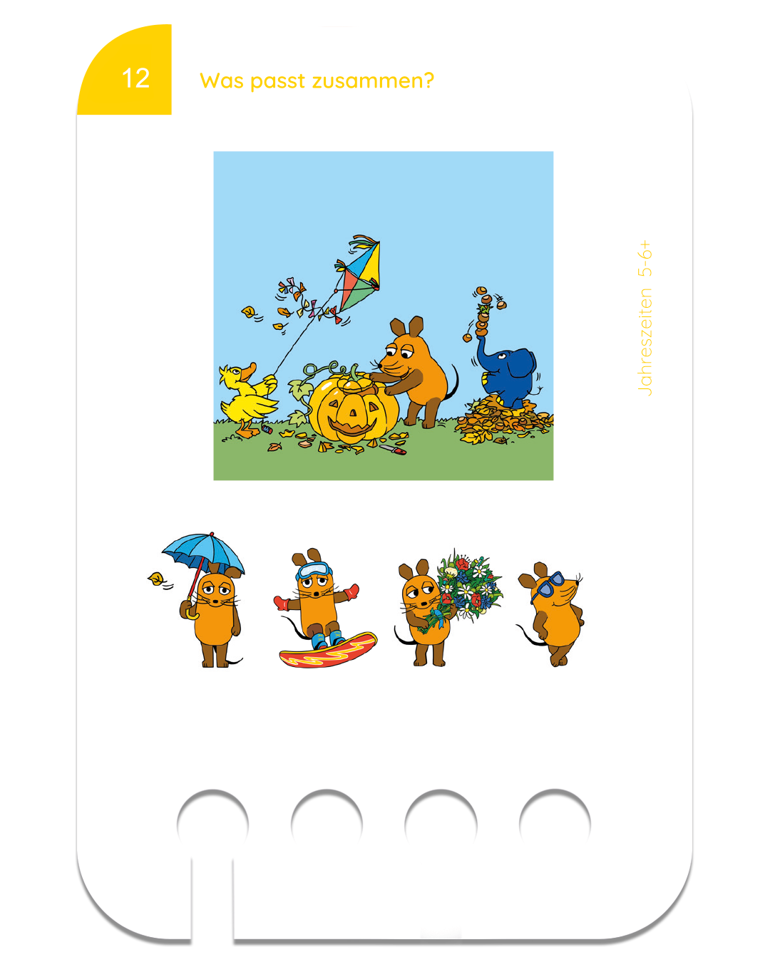 Jahreszeiten mit der Maus 5-6+