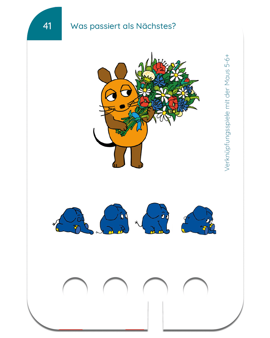 Lochkasten Komplettpaket mit der Maus ab 3-6 Jahren mit 12 Kartensätzen