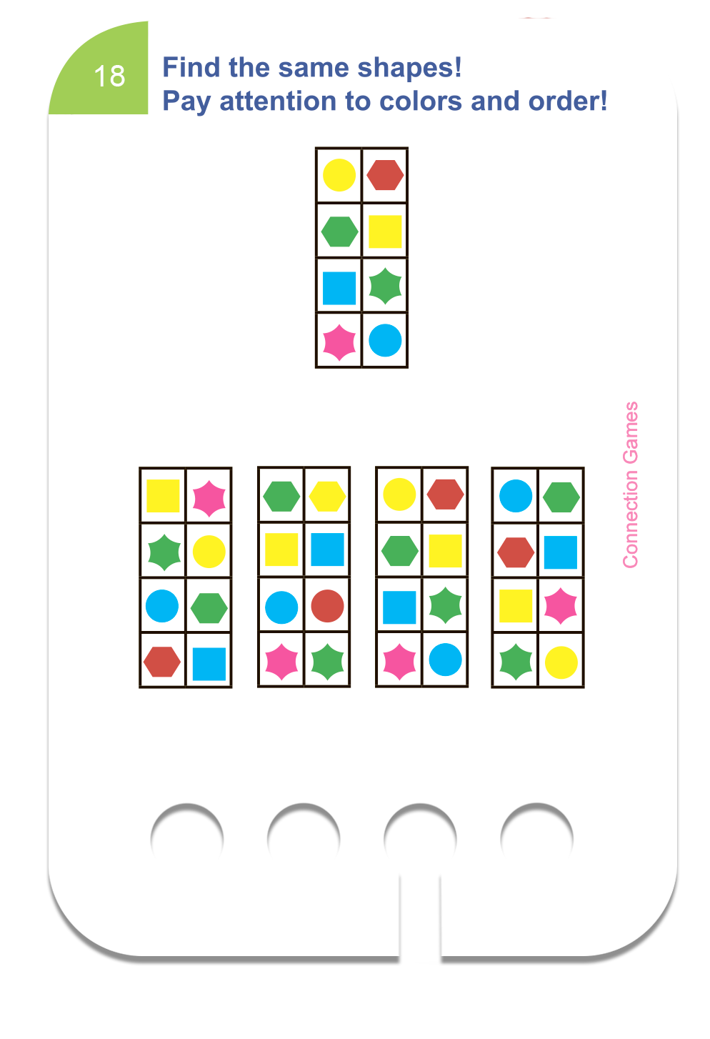 Kartensatz-Set ab 6 Jahren (6 Kartensätze)e)