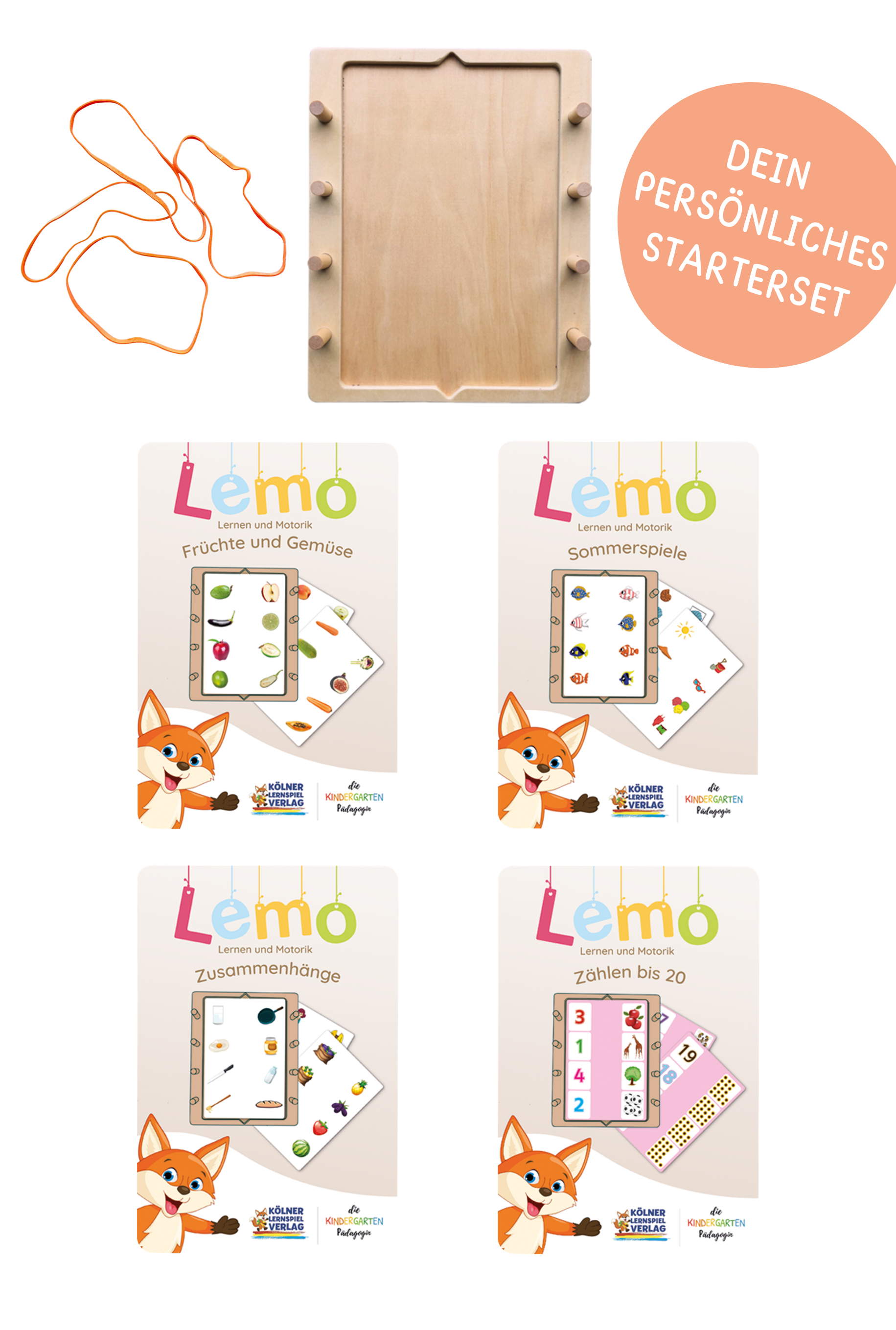 Stelle dein Starterset selbst zusammen: Lemo Rahmen + 4 Kartensätzen d ...