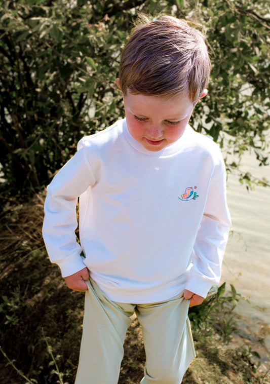 Noah's Ark Sweatshirt Naturweiß aus Baumwolle