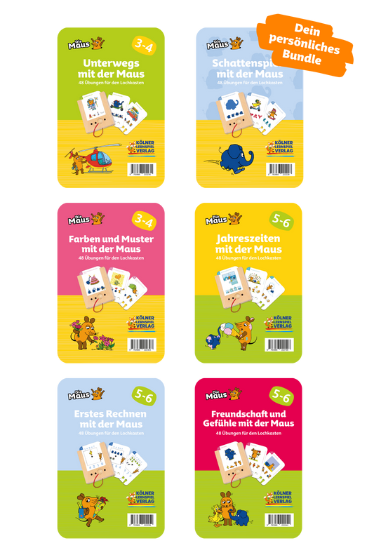 Woodplay Starterset Ages 3+ with 6 sets of cards