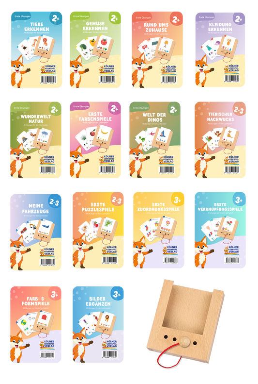 The large starter set for ages 2-3+ olds 14 sets of cards