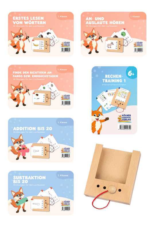 Lochkasten Starterset für die 1. Klasse