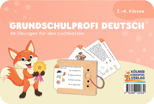 Grundschulprofi Deutsch · 3.–4. Klasse · Kartensatz für den Lochkasten