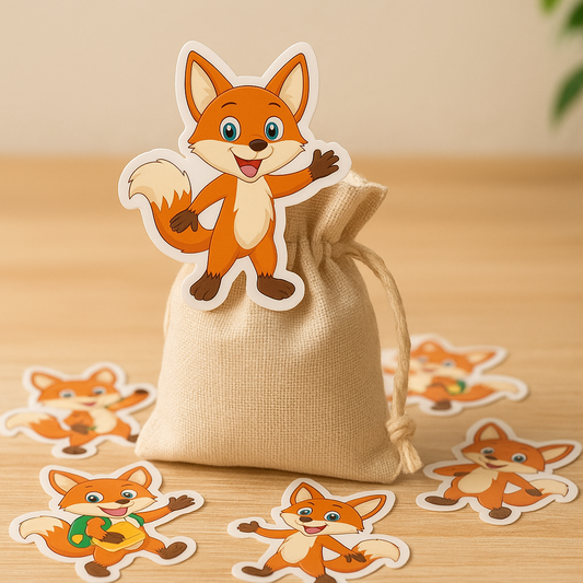Freddy Fuchs Sticker im Beutel – Verschiedene Motive zum Stickern, Sammeln & Basteln