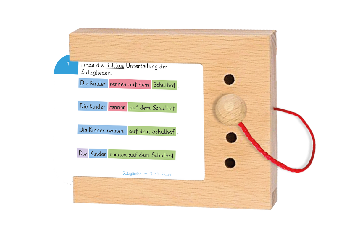 Lochkasten Starterset für die 3.-4. Klasse – Deutsch & Mathe