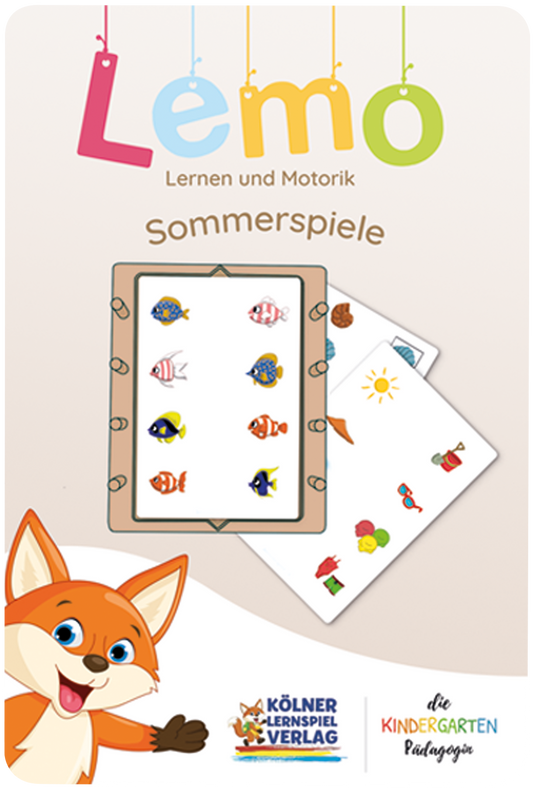 Lemo Kartensatz Sommerspiele (ab 4 Jahren)