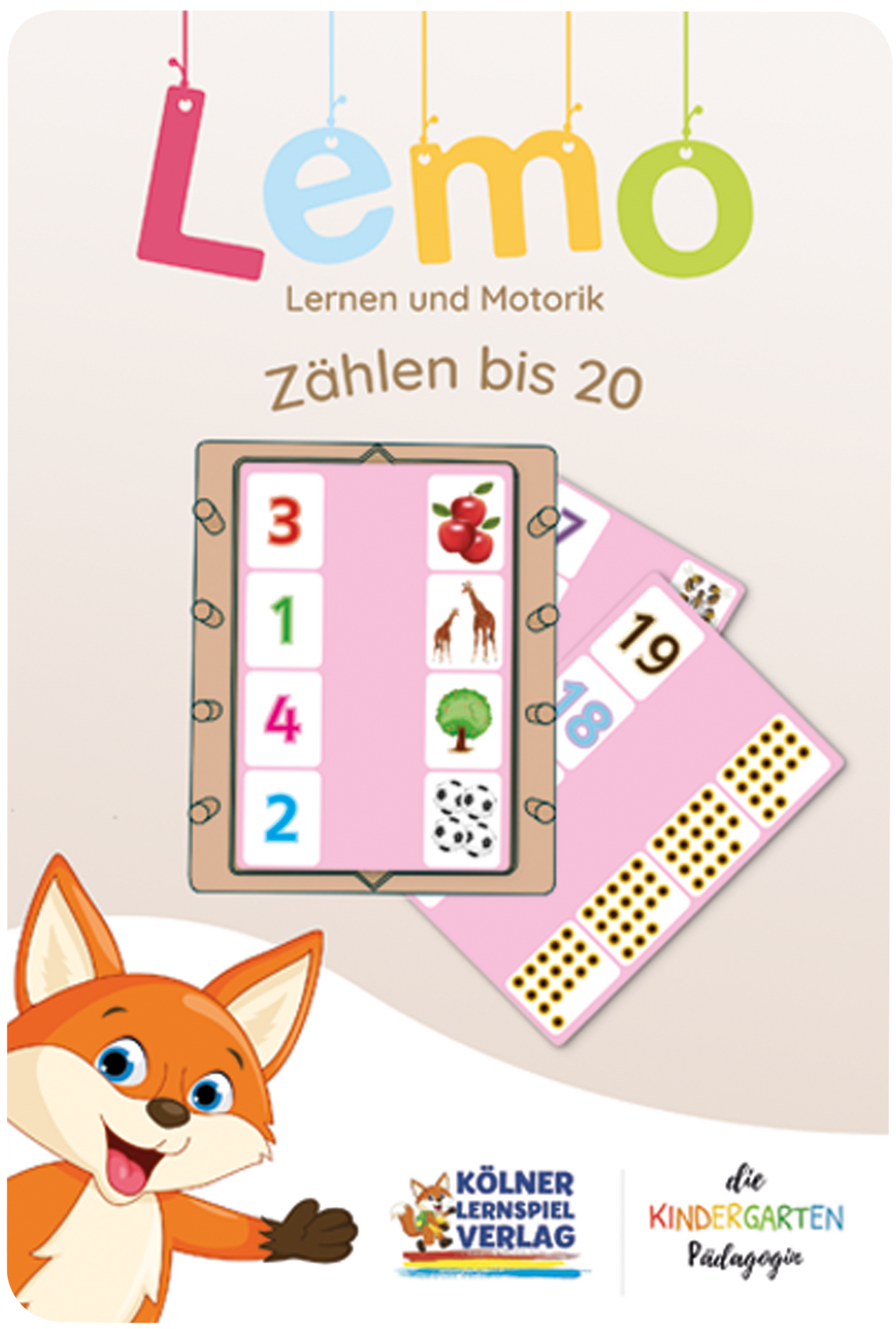 Lemo deck of cards counting to 20