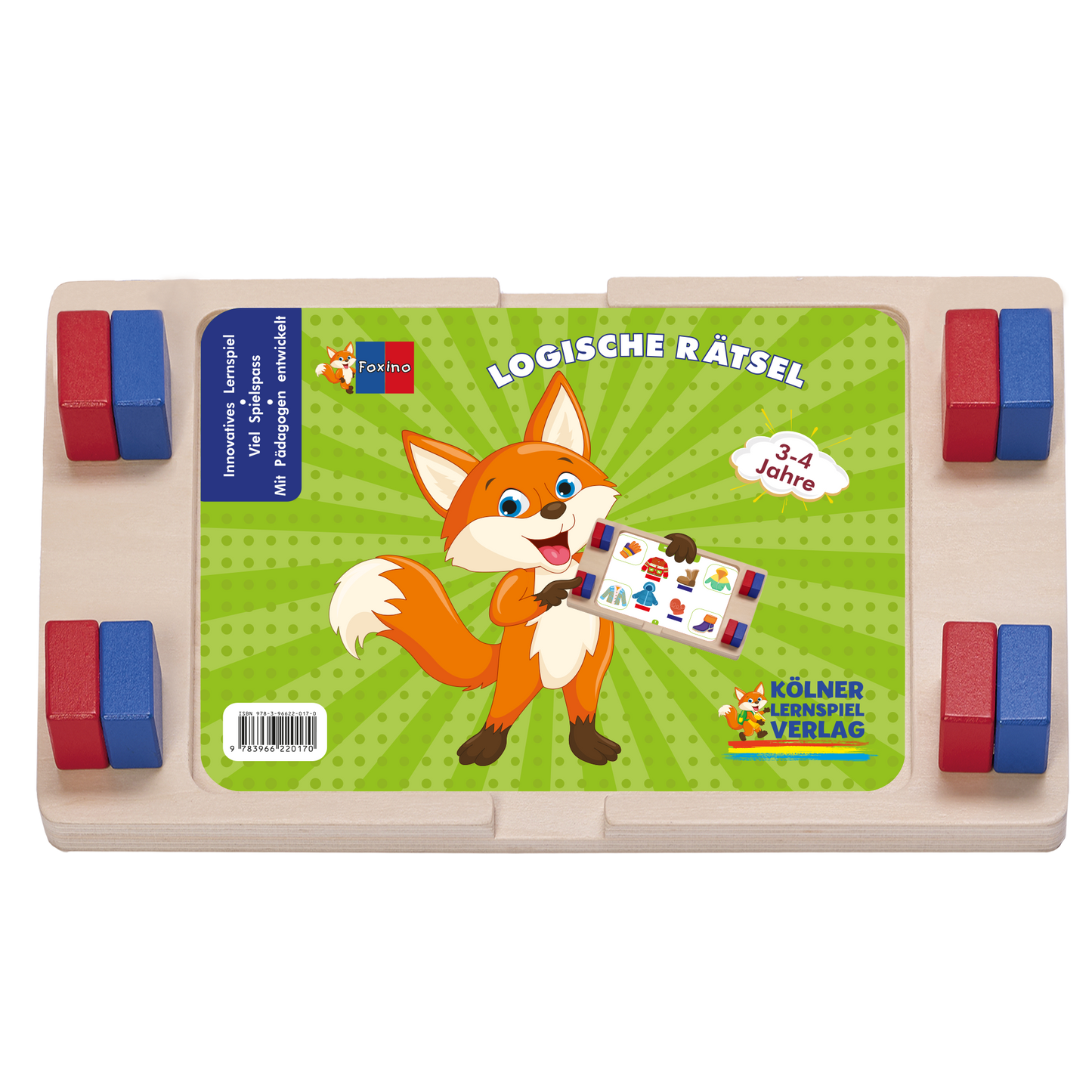 Foxino 3-4 years Logical puzzles