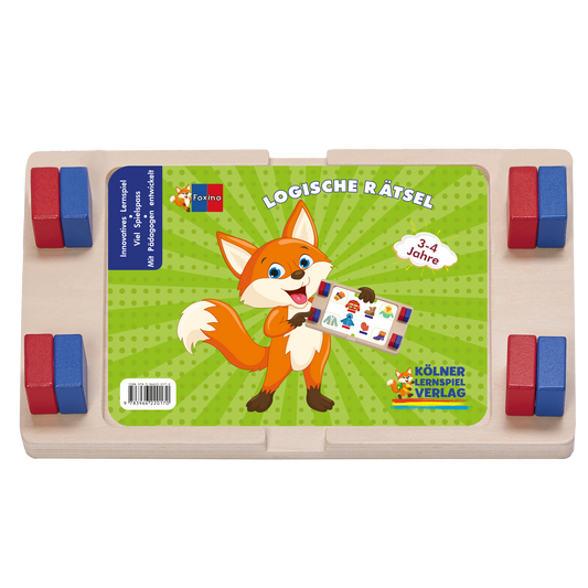 Foxino 3-4 years Logical puzzles