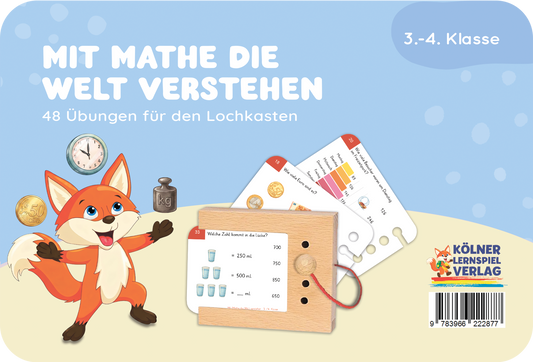 Mit Mathe die Welt verstehen · 3.–4. Klasse · Kartensatz für den Lochkasten