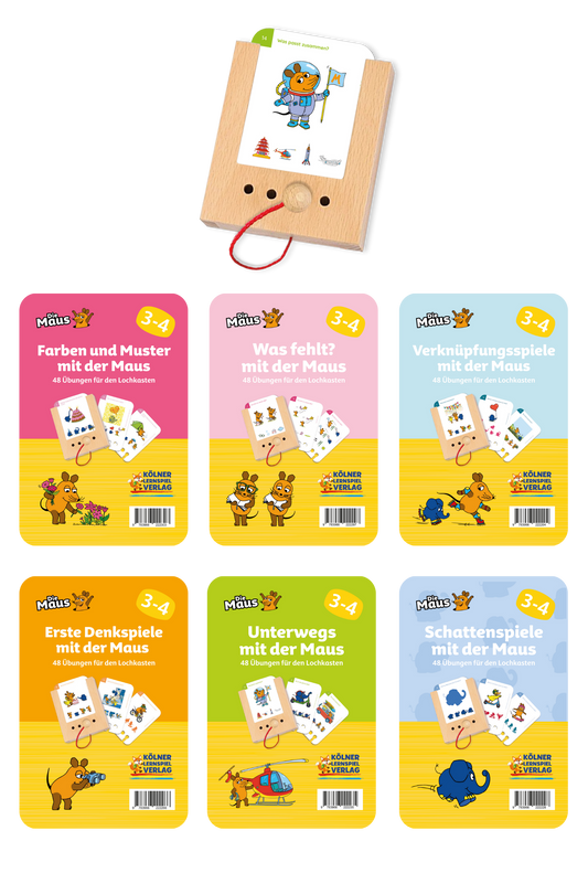 Woodplay Starterset Ages 3+ with 6 sets of cards