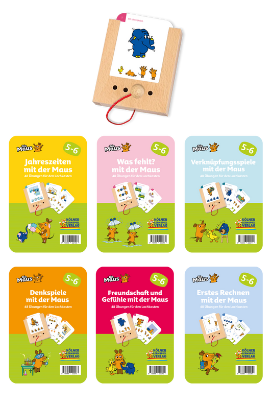 Woodplay Starterset Ages 3+ with 6 sets of cards