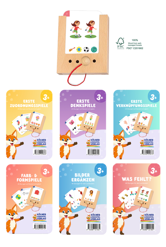 Puncho starter set ages 3+ with 6 sets of cards