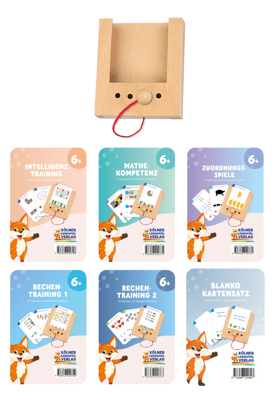 Puncho elementary school starter set ages 6+ with 6 sets of Cards