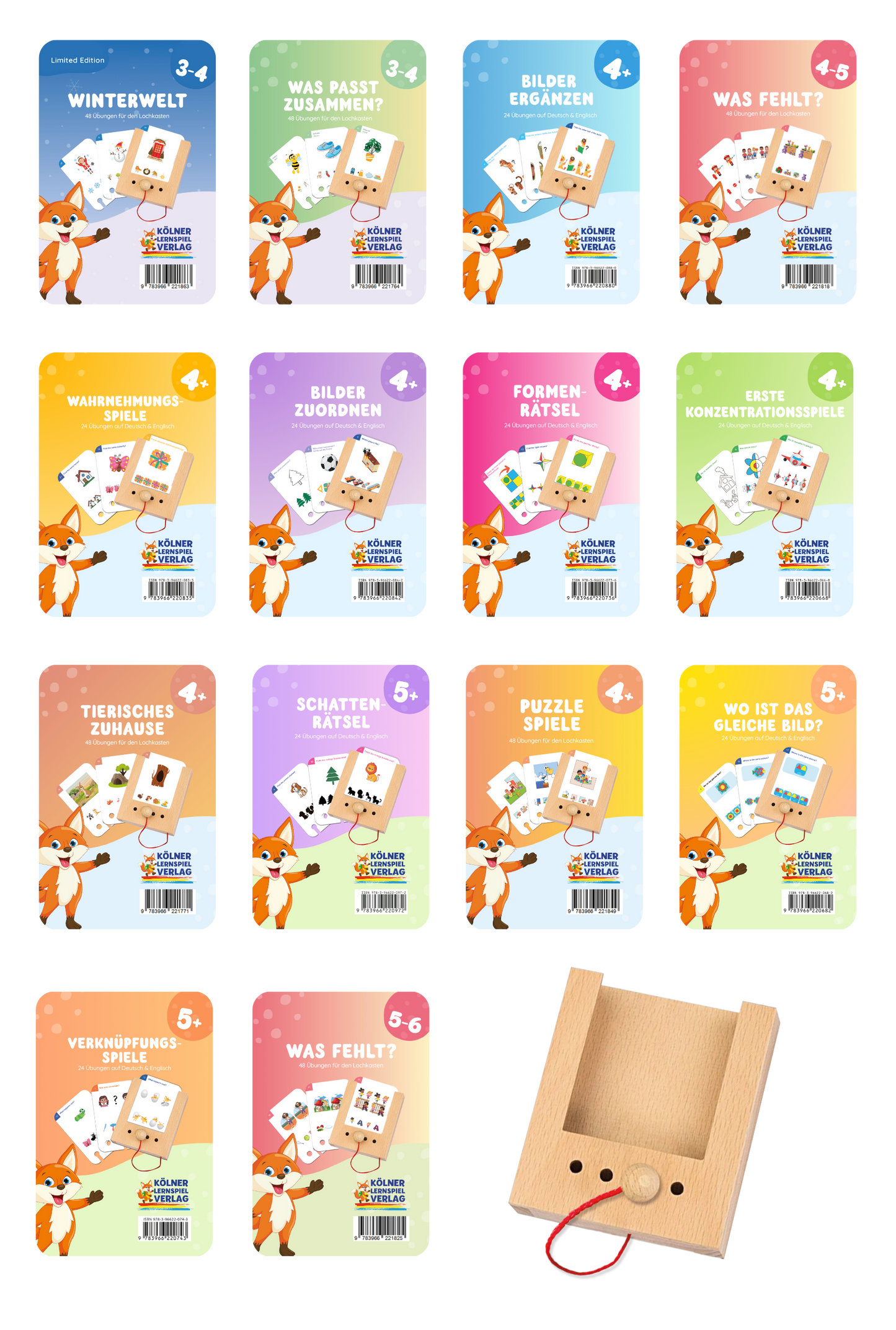 The large starter set for ages 4-5+ olds 14 sets of cards