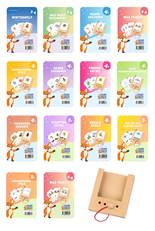 The large starter set for ages 4-5+ olds 14 sets of cards